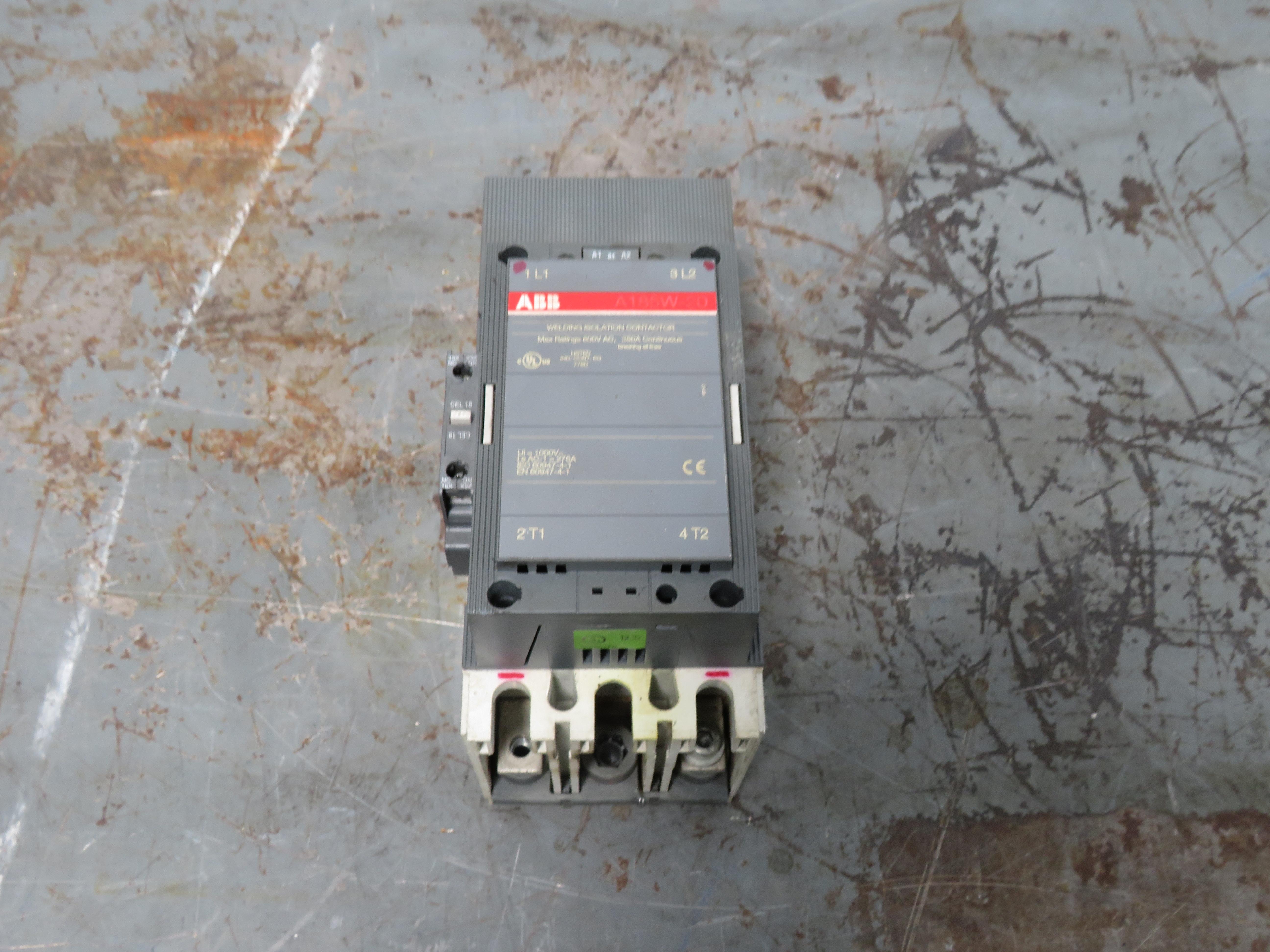 ABB A185W20 Welding Isolation Contactor 250 Amp T159118 eBay